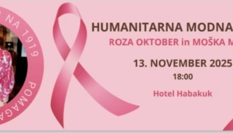 ROZA OKTOBER IN MOŠKA MODA 2025