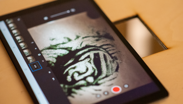 Animacija peska s Hano Repše