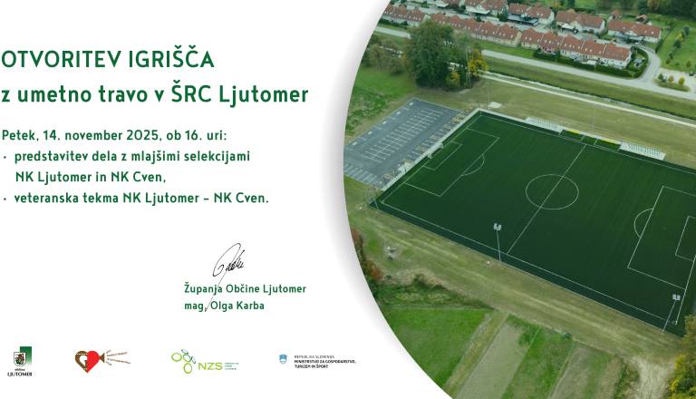 Otvoritev igrišča z umetno travo v Ljutomeru