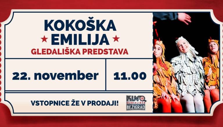 Gledališka predstava: KOKOŠKA EMILIJA