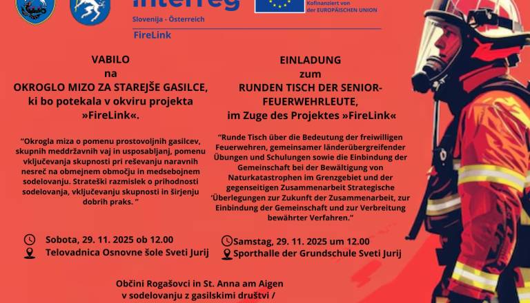 OKROGLA MIZA ZA STAREJŠE GASILCE