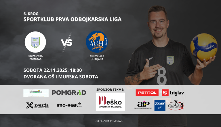 Panvita Pomgrad vs. ACH VOLLEY LJUBLJANA