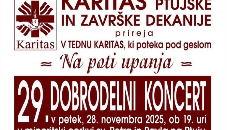 29. dobrodelni koncert Karitas