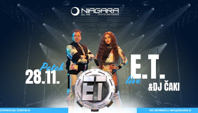 KONCERT E.T. V NIAGARI | DJ ČAKI