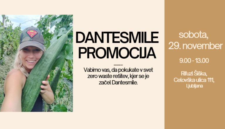 Rifuzl promocija - Odkrijte trajnostne izdelke Dantesmile 🌱