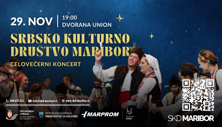 Letni folklorni koncert Srbskega kulturnega društva Maribor “NITI TRADICIJE”