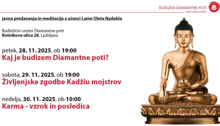 Javno predavanje: Kaj je budizem Diamantne poti?