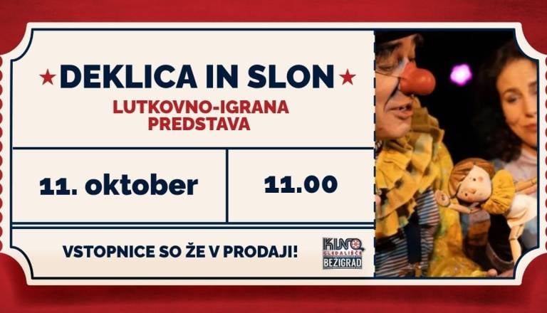 Lutkovno-igrana predstava: DEKLICA IN SLON