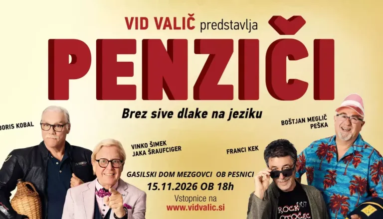 Penziči, stand-up predstava - Mezgovci ob Pesnici