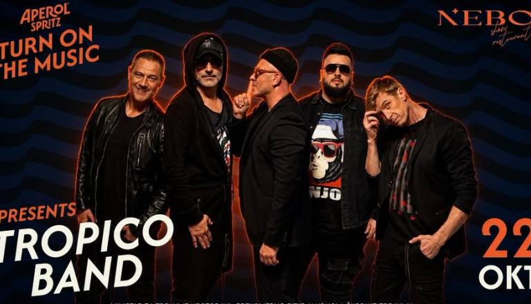 TROPICO BAND gre v Nebo