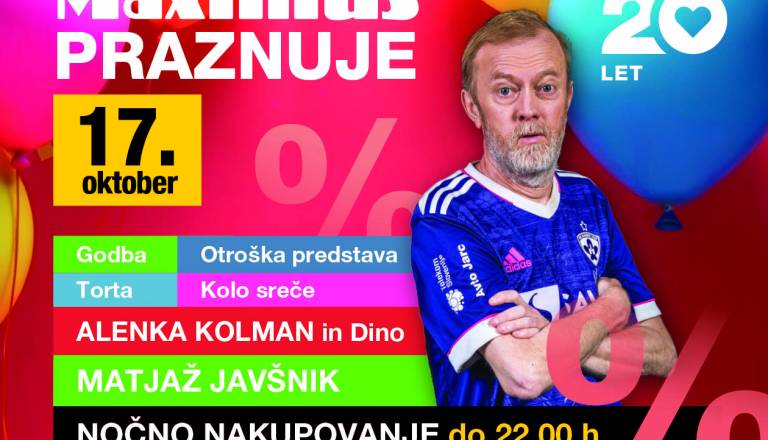 20. OBLETNICA in NOČNO NAKUPOVANJE