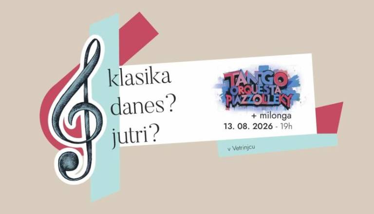 Tango Orquesta Piazzolleky + milonga v Vetrinjcu