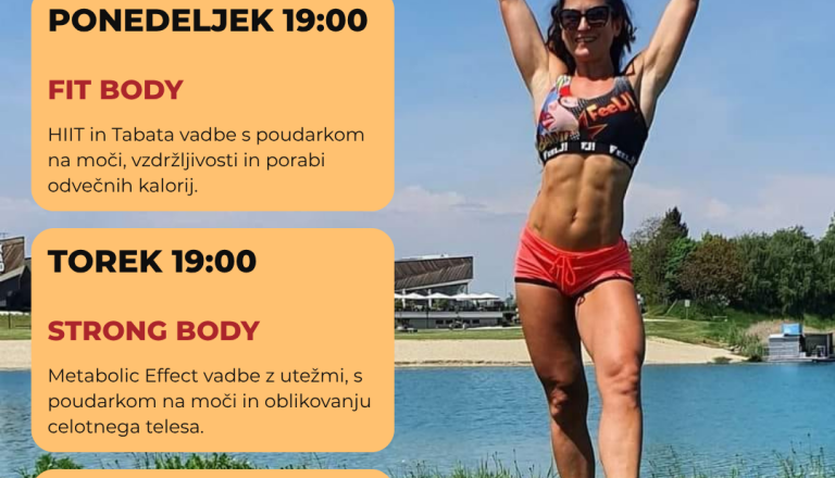 Poletne vadbe ZEKO - Strong Body
