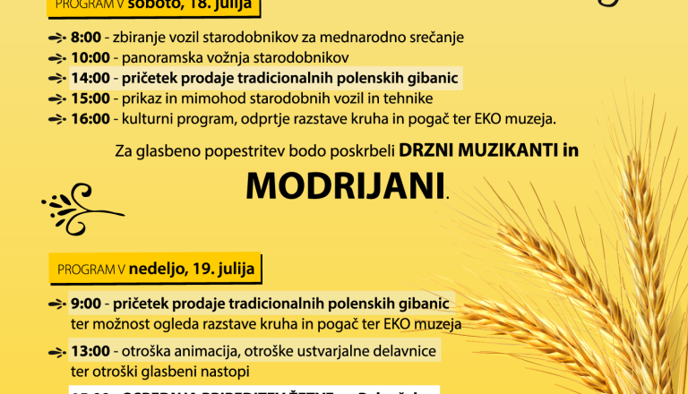 63 PRAZNIK ŽETVE NA POLENŠAKU