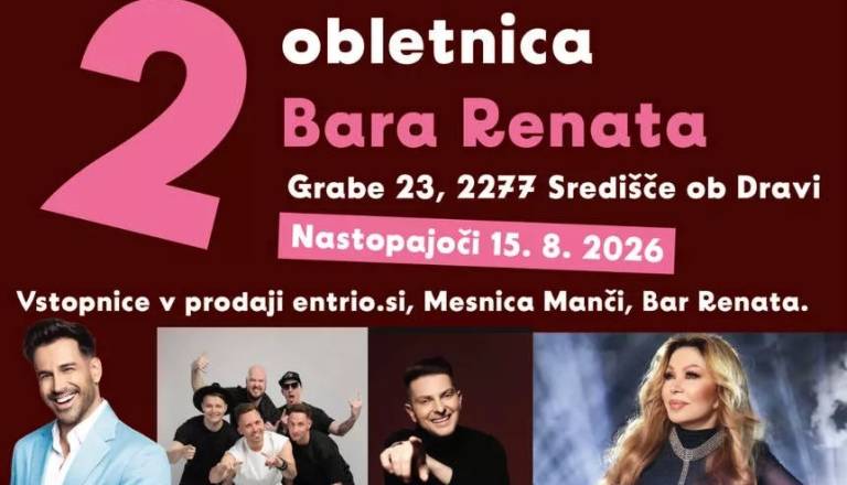 2. Obletnica bara Renata: Neda Ukraden, STIL, Domen Kumer, Damjan Murko