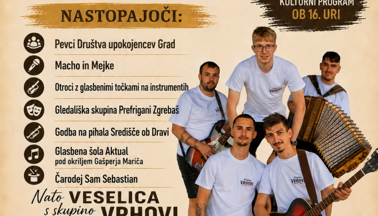 60 LET GOSTILNE PIZZERIE RAJ S SKUPINO VRHOVI
