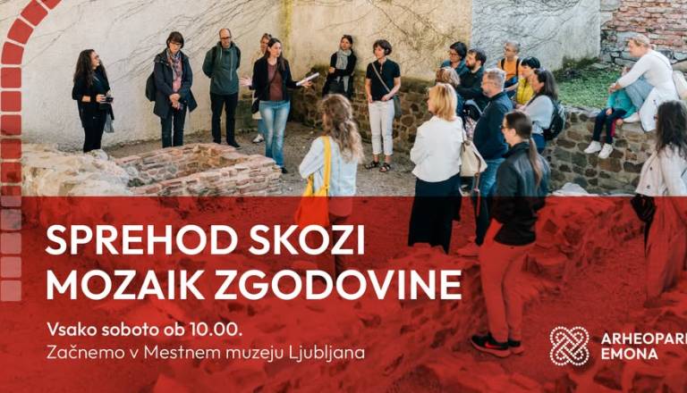Sprehod skozi mozaik zgodovine antične Emone!