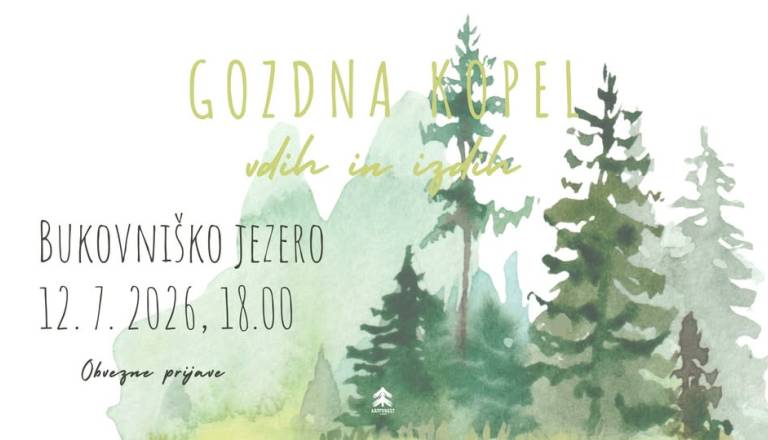 Gozdna kopel - Vdih. Izdih.