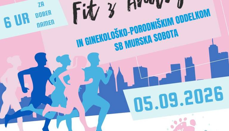 Dihaj, gibaj, živi! Dobrodelni tek Fit z Andrejo