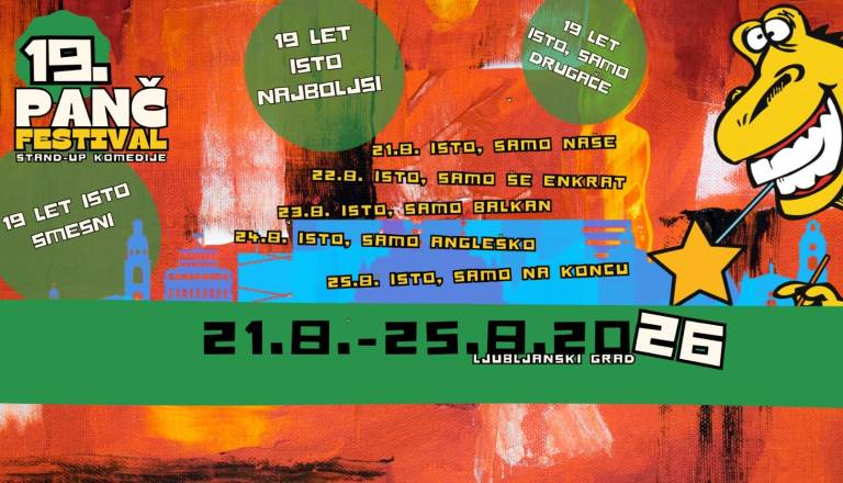 19. PANČ FESTIVAL STAND UP KOMEDIJE: ISTO, SAMO ŠE ENKRAT