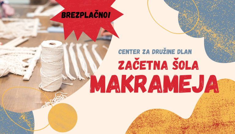Začetna šola makrameja za vse generacije