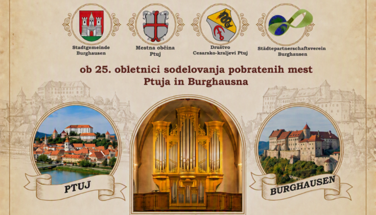 Slovesni koncert ob 25-letnici pobratenja Ptuja in Burghausna