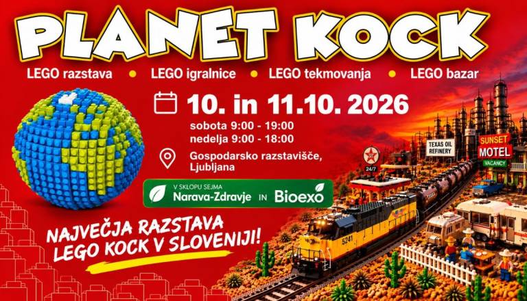 PLANET KOCK – največje LEGO doživetje v Sloveniji