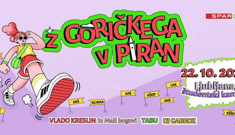 Z Goričkega v Piran: Vlado Kreslin in Mali bogovi, TABU, DJ Gabroz