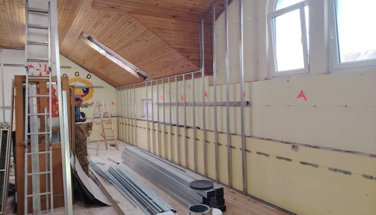 FOTO: V Ormožu prenavljajo gasilski dom, dela v polnem teku