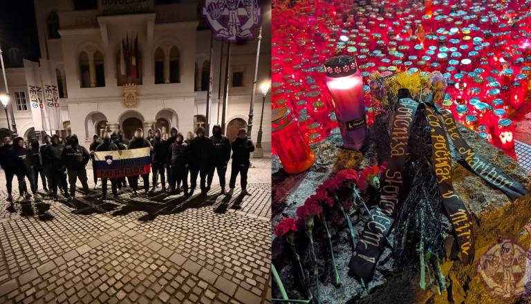 Viole pred tekmo v Grosuplju obiskale Novo mesto: Prižgale sveče za Aleša Šutarja