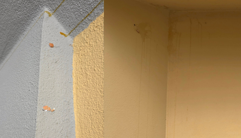 Neznanci z jajci obmetavali obnovljeno vilo