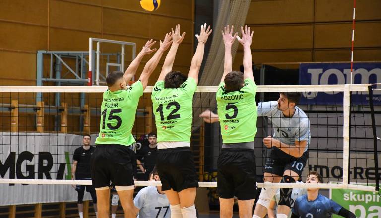 Calcit Volley ostaja neporažen, Panvita Pomgrad po borbeni predstavi še tretjič poražena