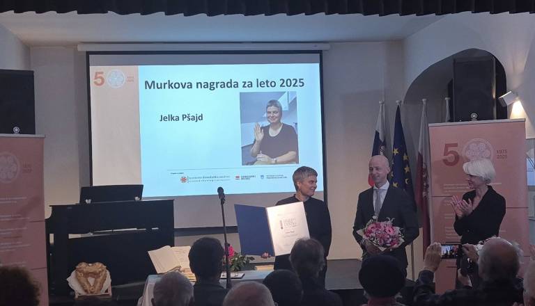 Jelka Pšajd prejemnica Murkove nagrad