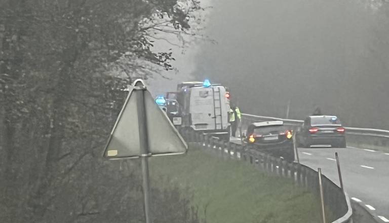 Prometna nesreča med Mačkovci in Stanjevci, cesta neprevozna