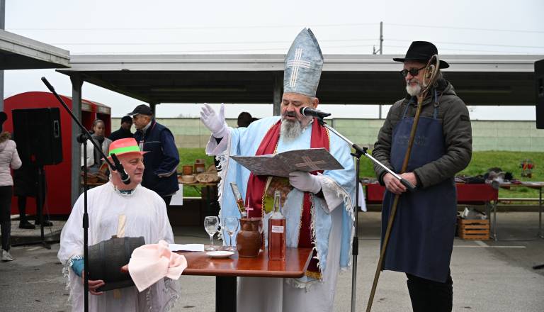 FOTO in VIDEO: V Puconcih pokušina mladih vin in krst mošta