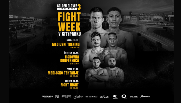 V Citypark na boksarski dogodek leta – Golden Gloves Fight Night 3