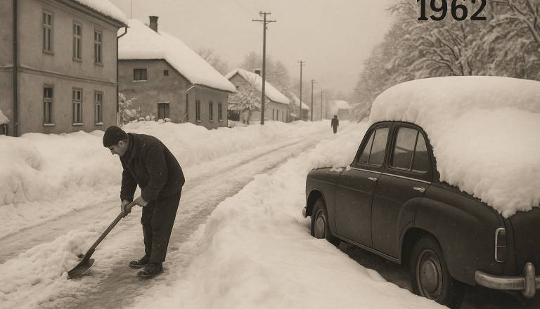 Na današnji dan je vzhod Slovenije prekrila rekordna snežna odeja