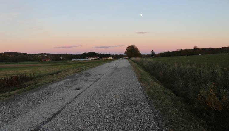 Na Goričkem zaprta ta cesta