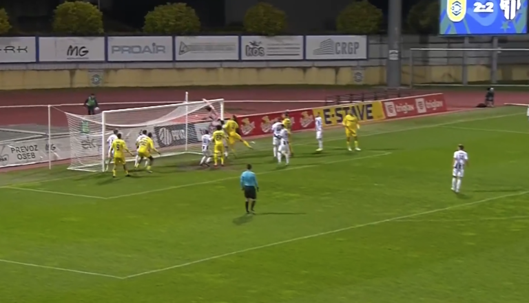 VIDEO: Mura v Domžalah prejela zadetek neposredno iz kota