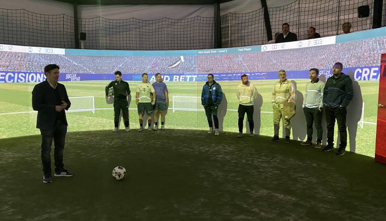 FOTO in VIDEO: Preizkusili smo prvo pametno nogometno platformo v Sloveniji. Trening prihodnosti v okolici Maribora