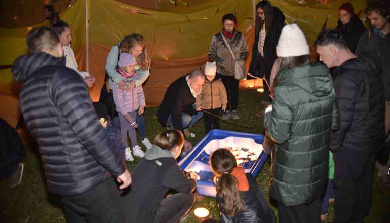 FOTO in VIDEO: Festival Ana Plamenita znova razsvetlil park ob Gradaščici