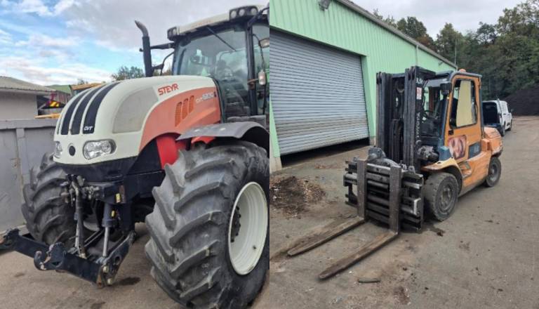 Pomurska občina prodaja traktor in viličar, takšna je cena
