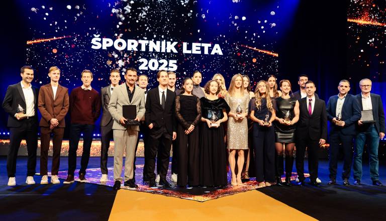 FOTO: Slovenska športna asa spet osvojila prestižni naziv