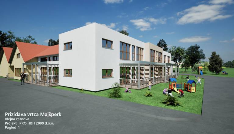 Majšperk dobiva večji vrtec: Ministrstvo odobrilo skoraj 1,7 milijona evrov za prizidavo