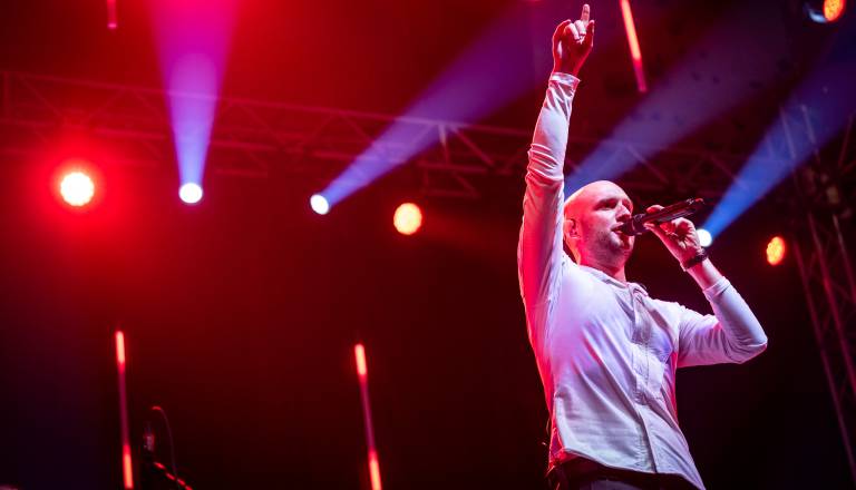 FOTO in VIDEO: Sobotni večer v znamenju Marka Škugorja in Kvatropircev