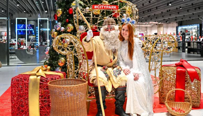 Dedek Mraz bo letos dvakrat obiskal Citypark