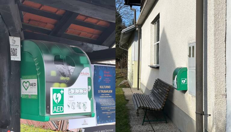 V občini Velike Lašče namestili dve novi napravi AED