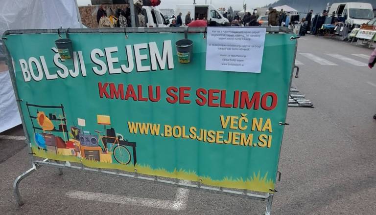 Sejem v Stanežičah zaprt zaradi spora, prihodnost negotova