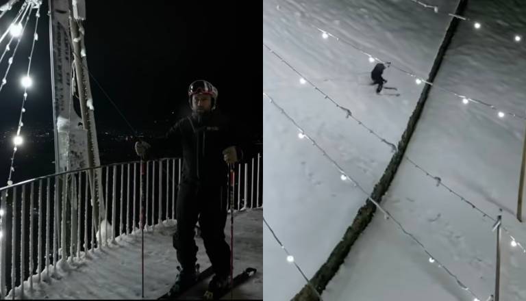 VIDEO: Filip Flisar predstavil Piramido kot mestno smučišče pod lučkami