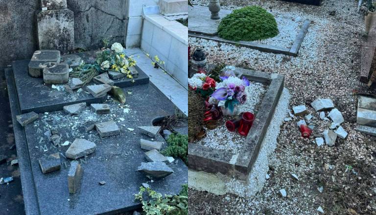 Božič zaznamovan z vandalizmom: Oskrunili in okradli 110 grobov
